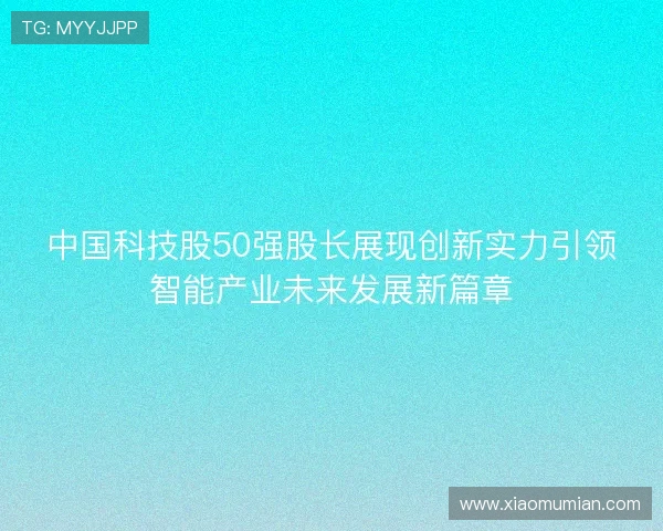 中国科技股50强股长展现创新实力引领智能产业未来发展新篇章